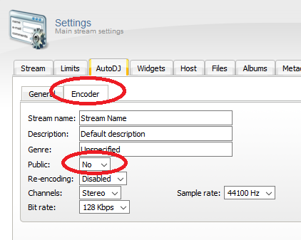 autodj_encoder_settings.png
